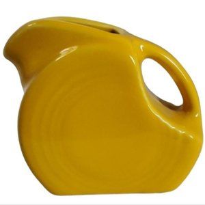 Fiestaware Fiesta Small CERAMIC MINI DISK Pitcher Daffodil Yellow